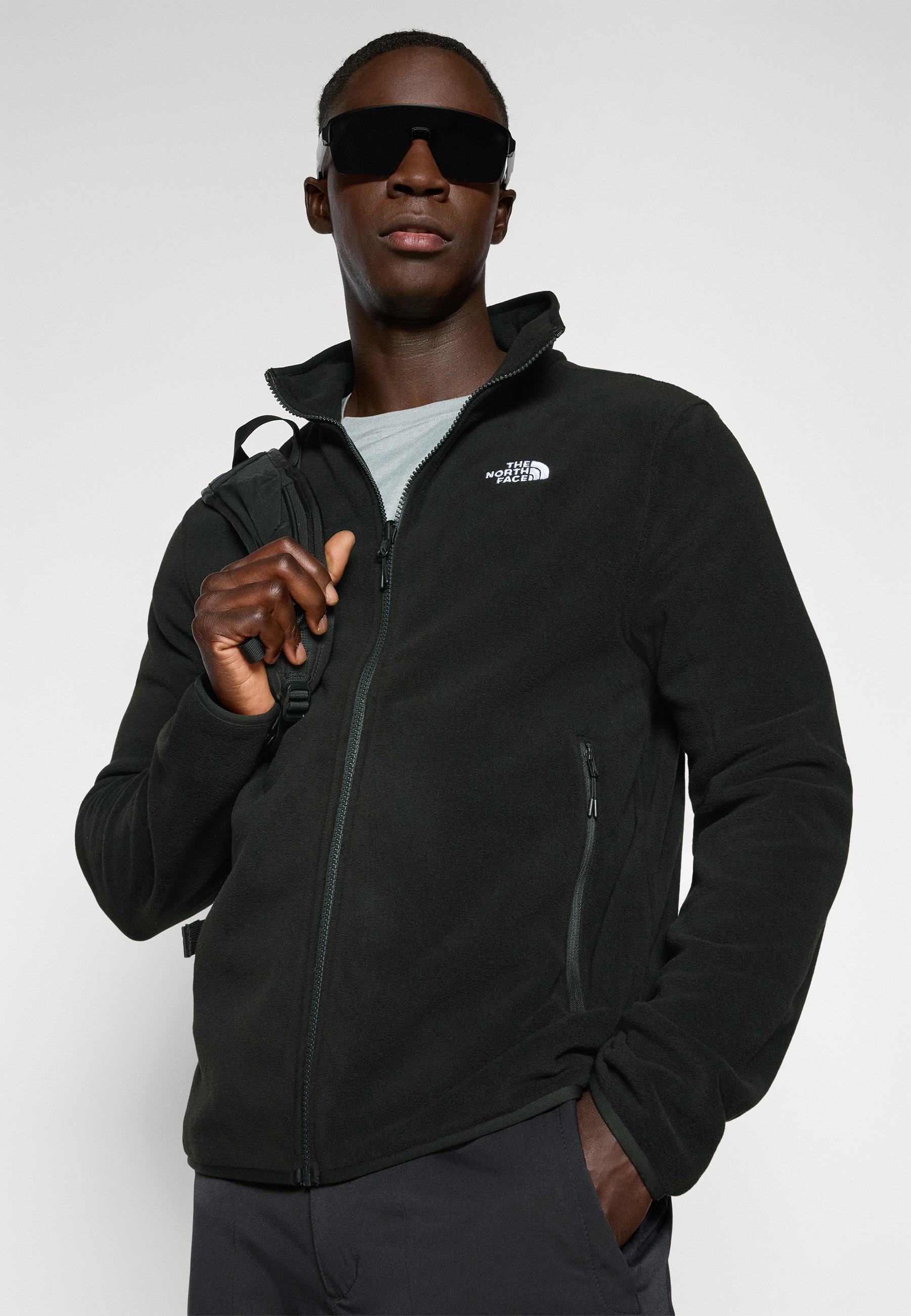 The North Face GLACIER JACKET - Flisinė striukė - black/juoda