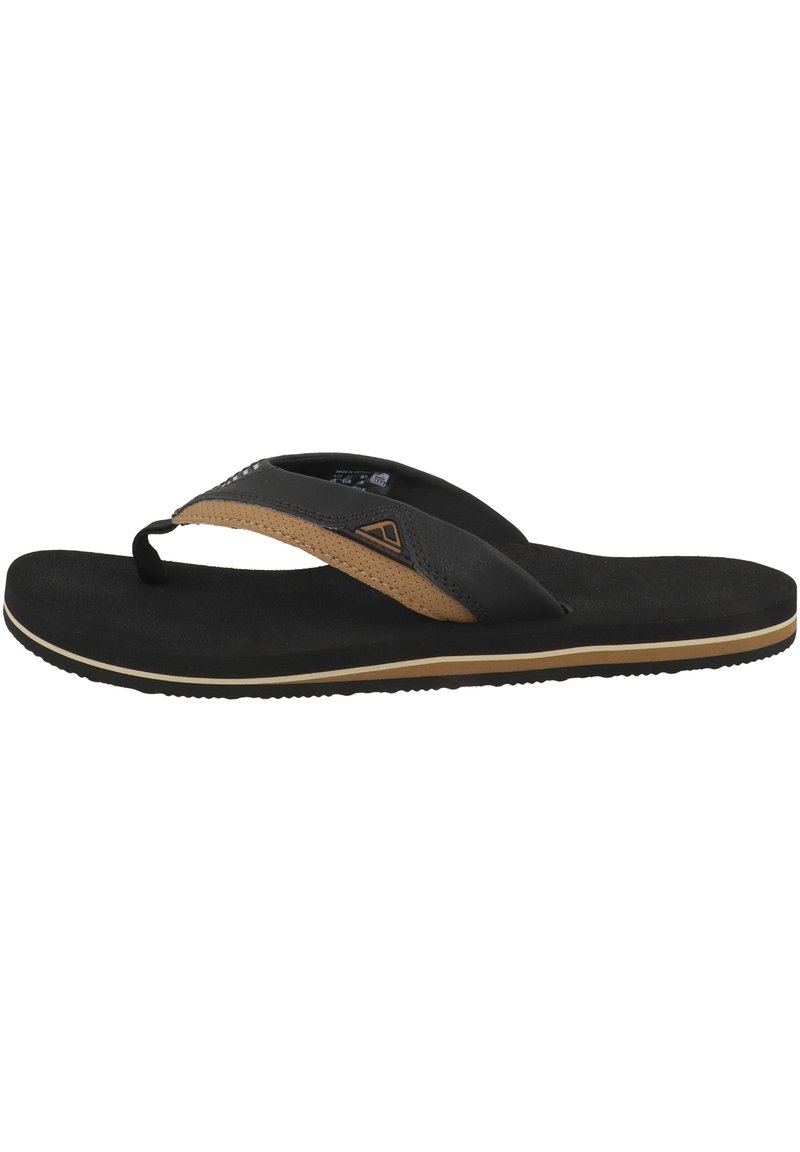 Reef - T-bar sandals - black/tan, Enlarge