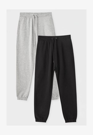 2 PACK - Spodnie treningowe - dark grey