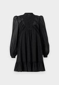ASTER - Vestido camisero - nero