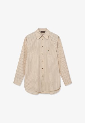 Mos Mosh, MMHMASTER STRIPE SHIRT - Button-down blouse - iced coffee
