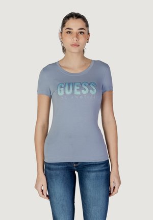 T-shirt med print - pale blue