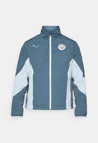 KIDSUPER MANCHESTER CITY FC REVERSIBLE JACKET - Klubbkläder - gray skies/team light blue