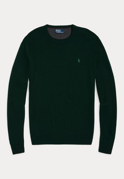 Polo Ralph Lauren WOOL CREWNECK SWEATER - Pullover - hunt club green