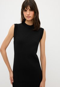 adL PLEATED HEM - Freizeitkleid - black
