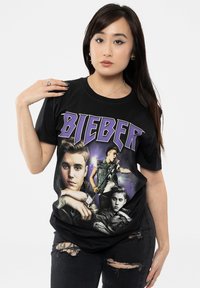 Paradiso Clothing JUSTIN BIEBER JB HOMAGE - Print T-shirt - black