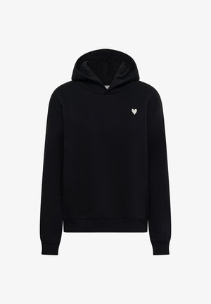 Kaffe, KALIDDY - Sweat à capuche - black w white heart