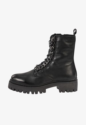 Palado Stivaletti con plateau - schwarz