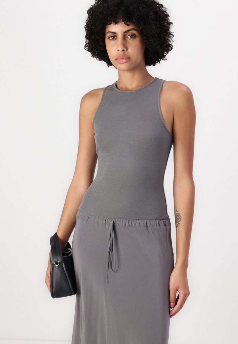 bec and bridge grey dress Bec & Bridge Sania Halter Maxi Dress Taupe Grey Size 6 & 8