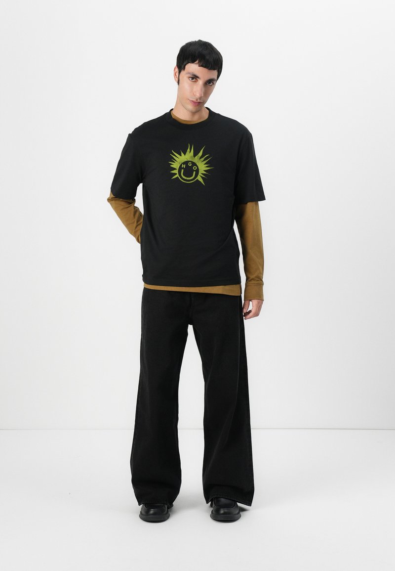 Hugo Nugix, Maglietta Uomo In 100% Cotone, Comfort Quotidiano