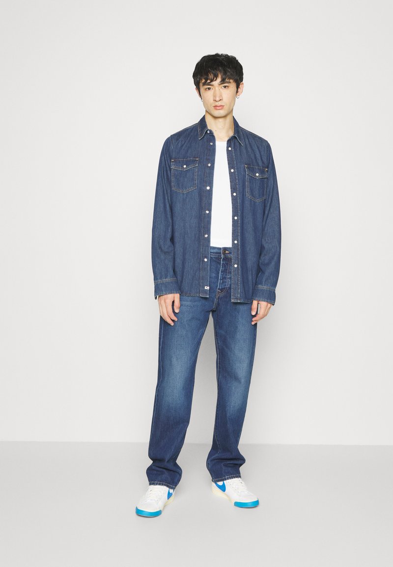 Pepe Jeans Overhemd donkerblauw denim