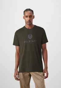 Belstaff SIGNATURE - Marškinėliai su spaudiniu - tile green