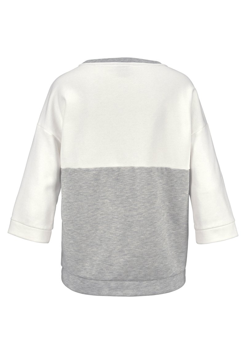 Damen Sweatshirts | Bench Sweatshirt ecru-grau-meliert/grau - JJ45411 Damen Sweatshirts | Bench Sweatshirt ecru-grau-meliert/grau - JJ45411