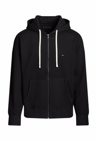 ESSENTIAL  - Cipzáras pulóver - black