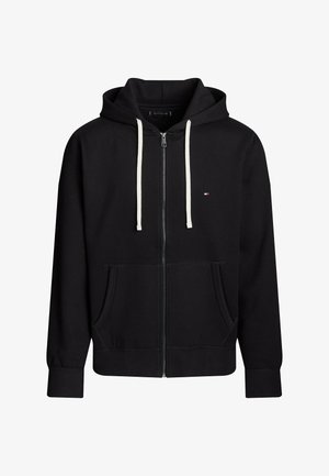 Tommy Hilfiger ESSENTIAL - Cipzáras pulóver - black