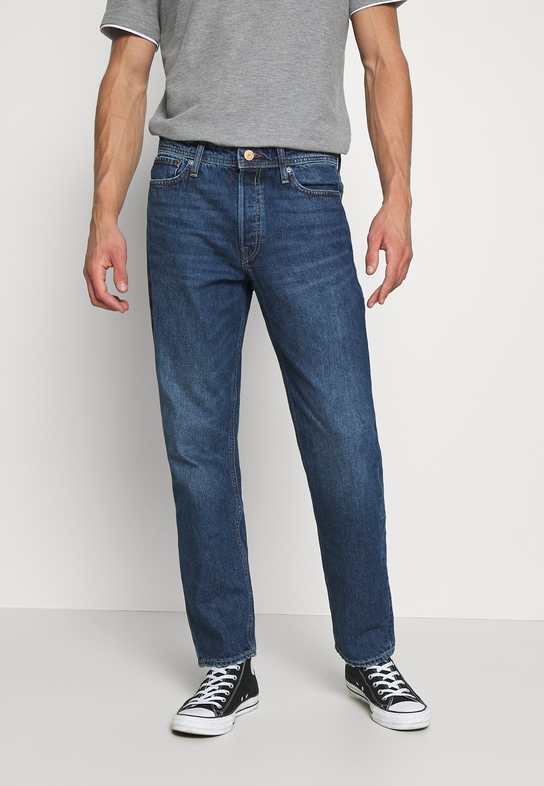Jack \u0026 Jones JJICHRIS JJORIGINAL - Straight leg jeans - blue denim -  Zalando.ie