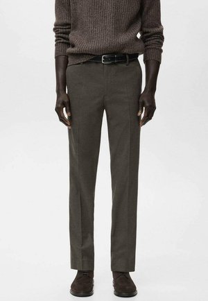 Pantalon classique - chocolat