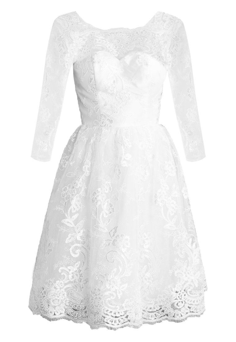 Chi Chi London Cocktail dress / Party dress - white - (Pre-owned) - Zalando