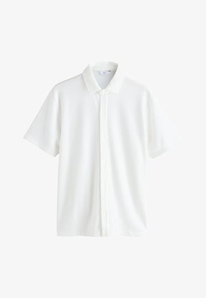 Next, REGULAR FIT - TEXTURED JERSEY SHORT SLEEVE SHIRT . - Camicia - white