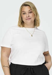 ONLY Carmakoma CARJEN SS NOOS - T-shirts - bright white