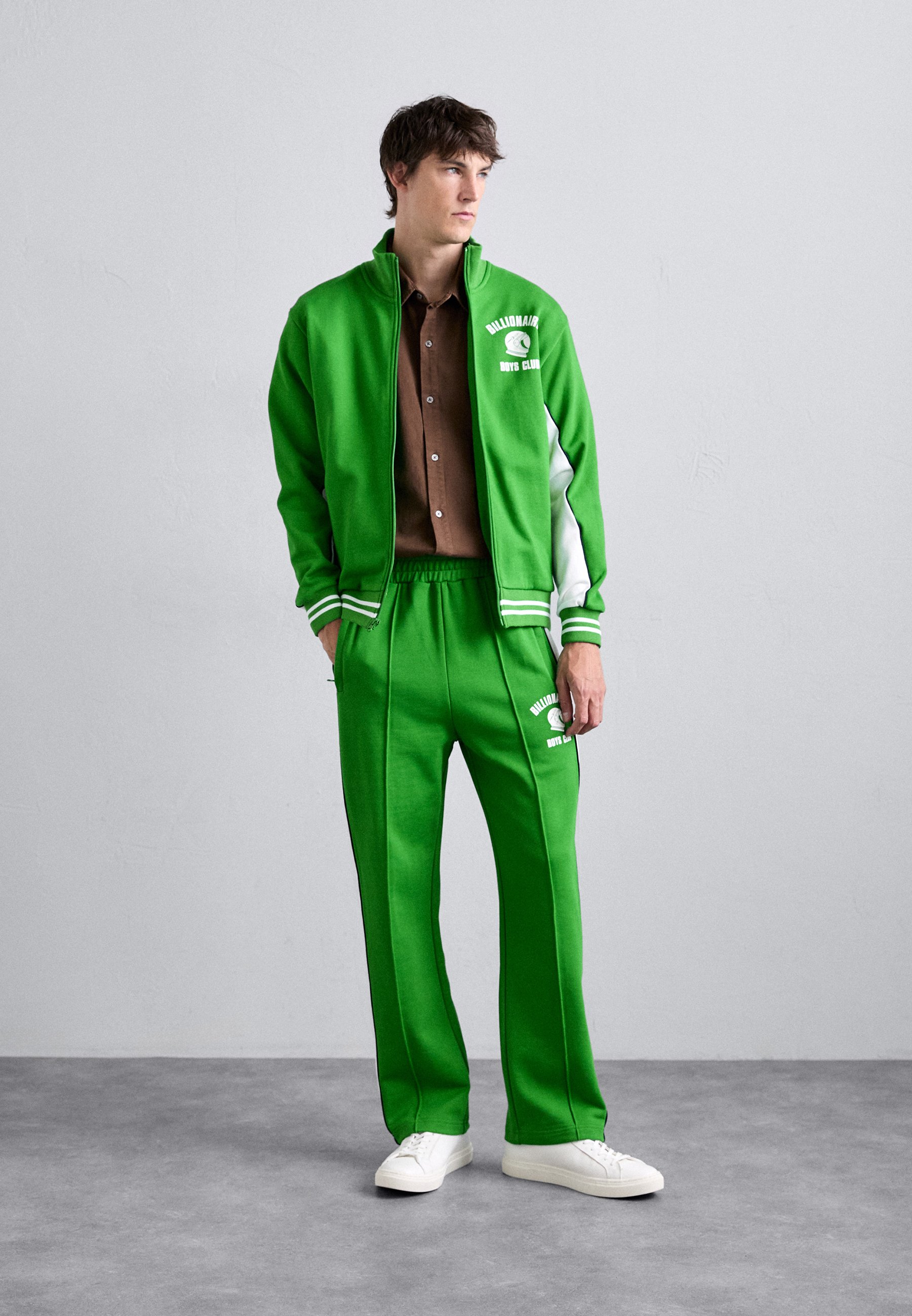 Billionaire Boys Club ミントグリーン ポケット スウェット Billionaire Boys Club Green Collared Sweatshirt Billionaire