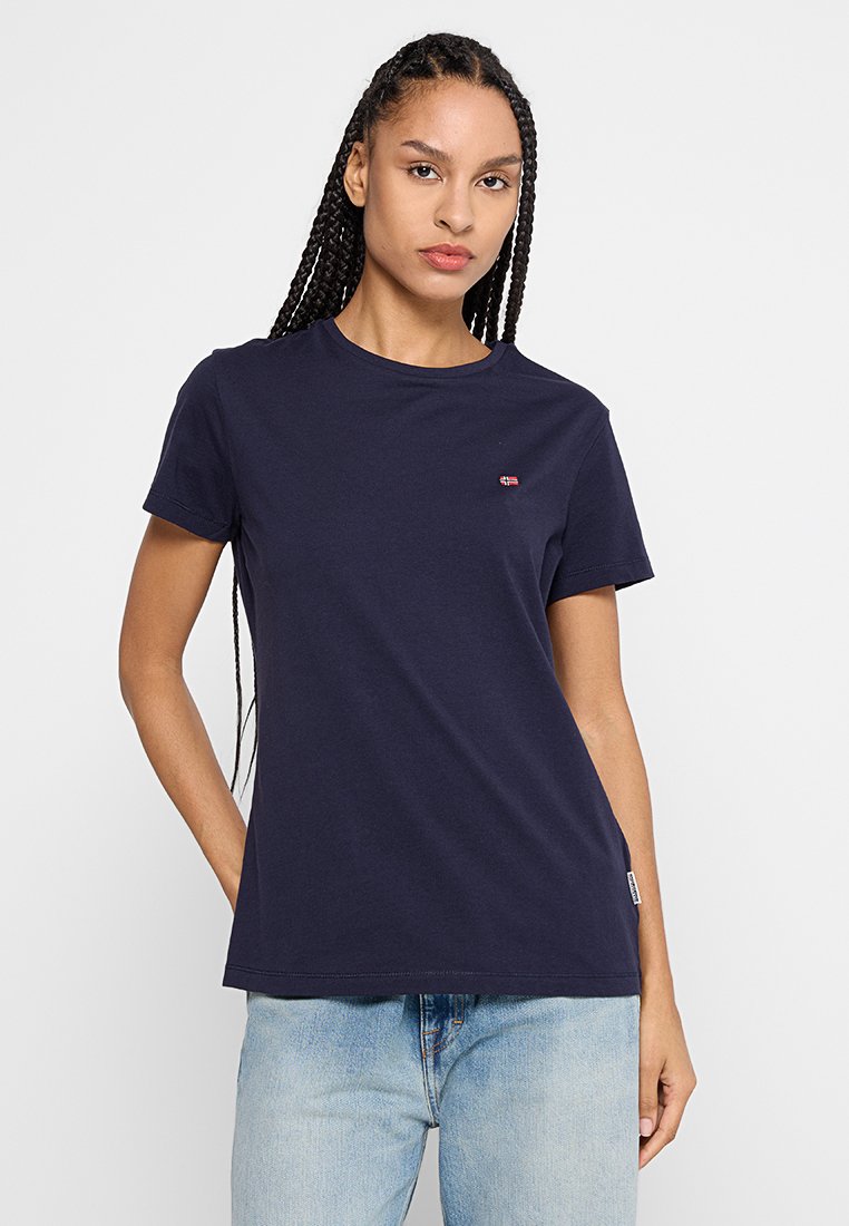 Napapijri T-shirt basic donkerblauw