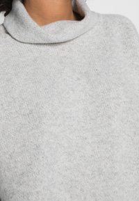 Marc O'Polo LONGSLEEVE STAND UP COLLAR - Camisola - multi/foggy melange