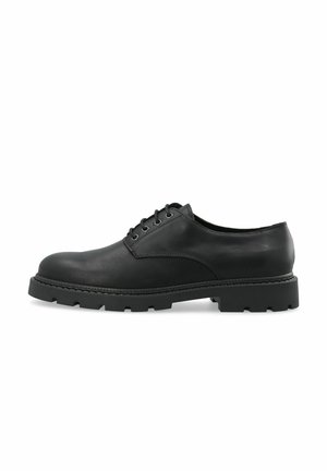Bianco LEATHER DERBY SHOES BIAJEFF - Business sko - black