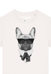 watapparel EIN FESCHER HUND - T-shirt print - off white