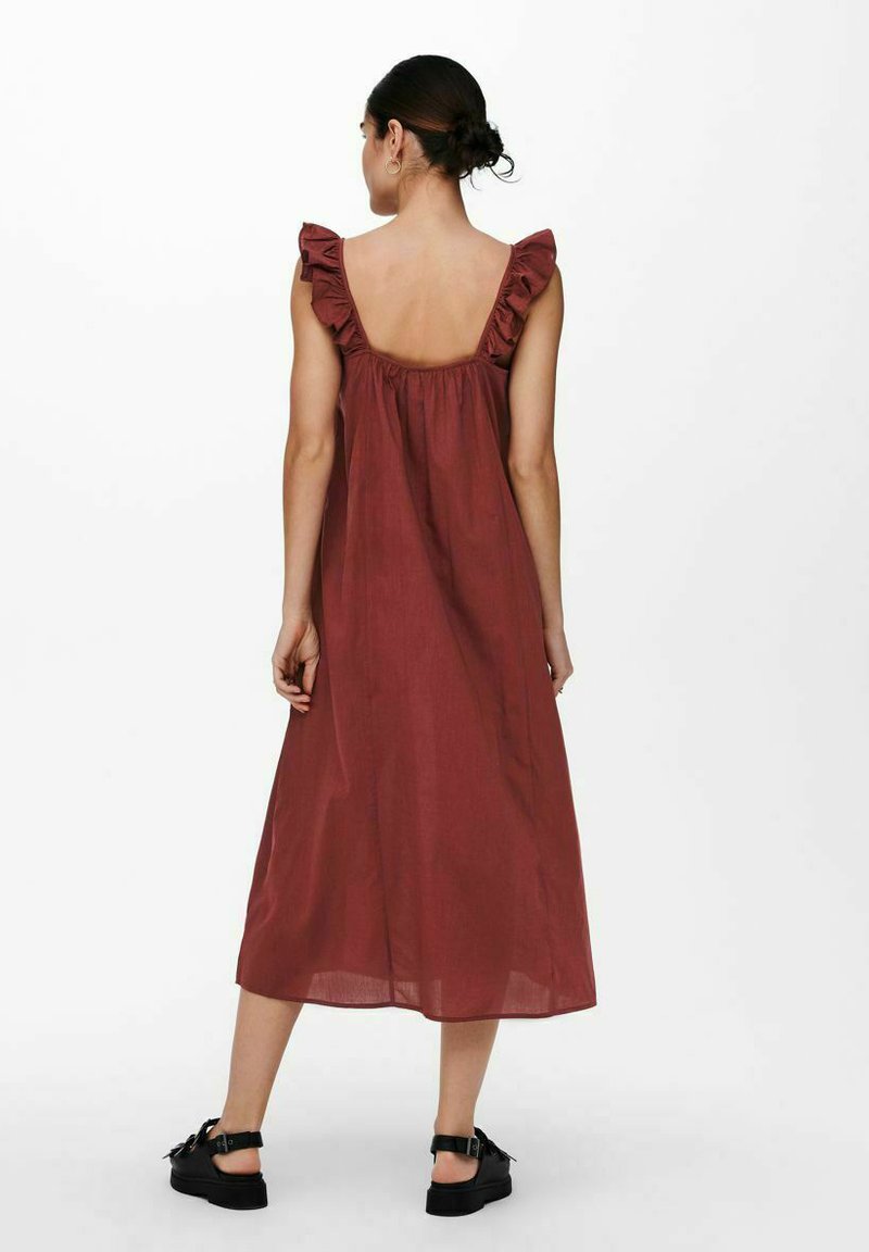 Damen Freizeitkleider | JDY Freizeitkleid henna/cognac - HP42160 Damen Freizeitkleider | JDY Freizeitkleid henna/cognac - HP42160