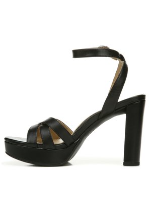 ANKLE STRAPS MALLORY - Sandalen met plateauzool - black