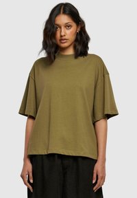 Urban Classics - HEAVY SLIT - T-shirt basic - tiniolive Immagine in miniatura 1