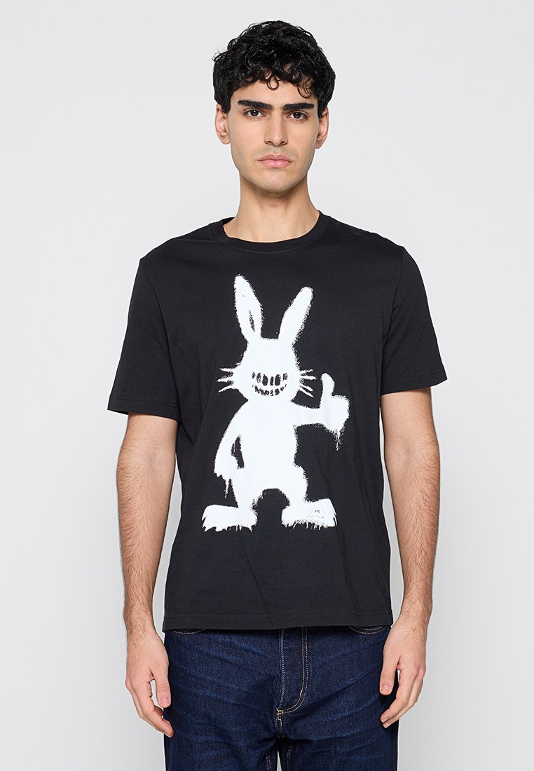 PS Paul Smith T-shirt print zwart