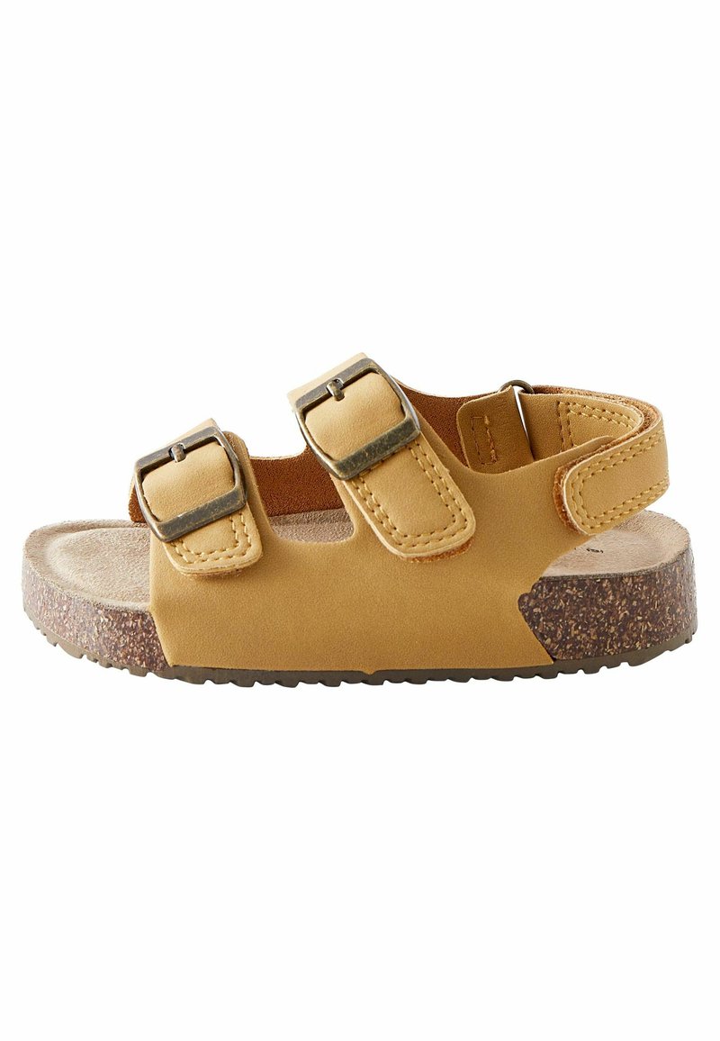 Next CUSHIONED DOUBLE BUCKLE TOUCH FASTENING STANDARD - Lær-at-gå-sko - yellow