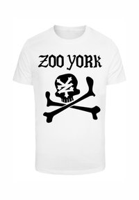 SKULL - Triko s potiskem - white