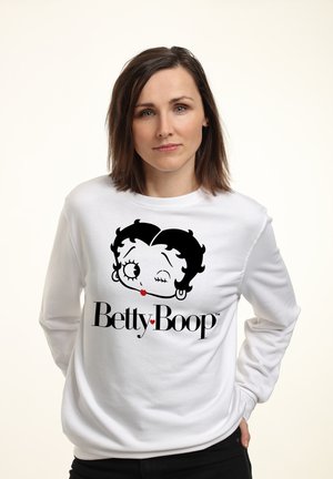 BETTY BOOP RED HEART - Sudadera - white