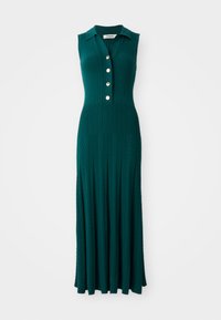 ROBE MIDI PATTE PLONGEANTE - Särkkleit - vert fonce