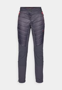WOMAN PANT HYBRID - Παντελόνι εξωτερικού χώρου - antracite-corallo