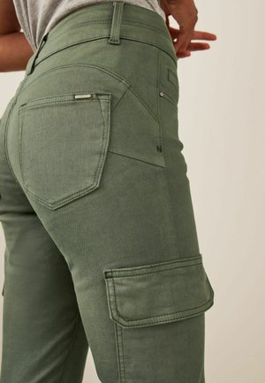 Next Bootcut-teksad - khaki green