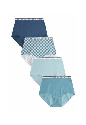 Next, 4 PACK - Trusser - green check stripe