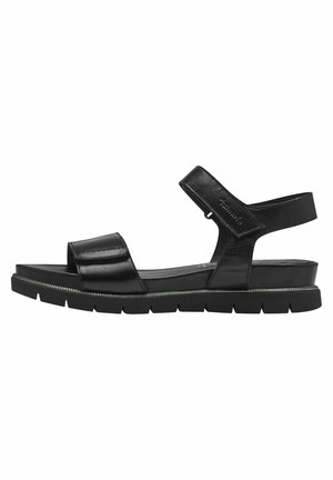 Tamaris Sandale cu platformă - black nappa
