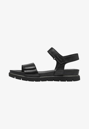 Tamaris Sandale cu platformă - black nappa