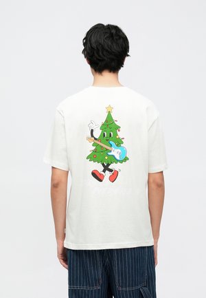 ONSCIFF XMAS TEE - Tričko s potlačou - coconut milk
