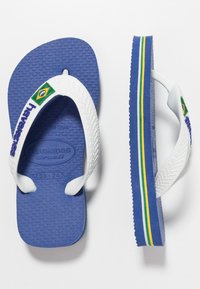 Havaianas HAVAIANAS FLIP FLOP BRASIL LOGO - Infradito da bagno - blue, white