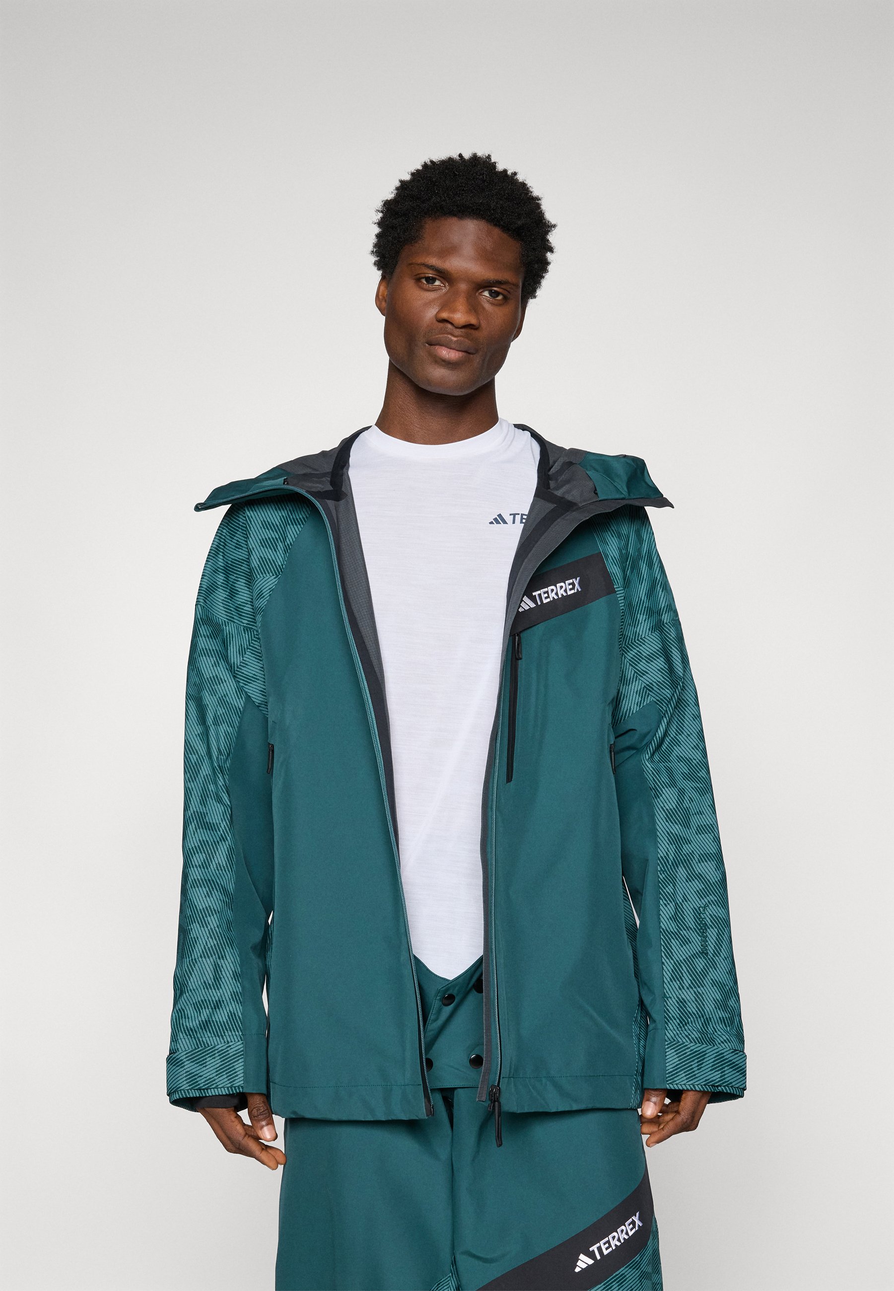 adidas Terrex Snowboard jacket - aurora ivy/preloved teal/dark