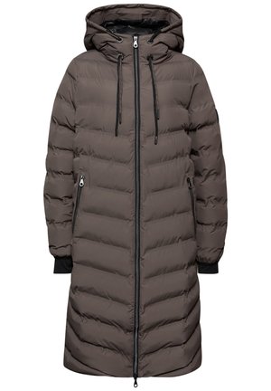 MIT GEKLEBTEN NÄHTEN - Cappotto invernale - braun