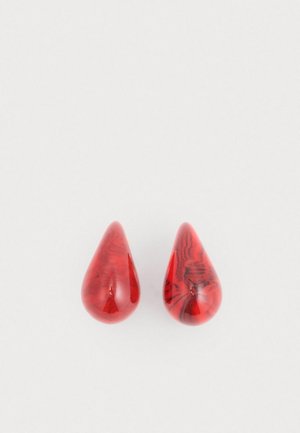 THE LUCITE GIA EARRINGS - Earrings - red
