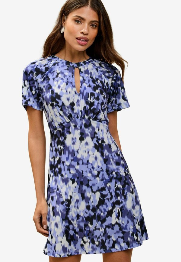 REGULAR FIT-SHORT SLEEVE KEYHOLE - Jerseykleid