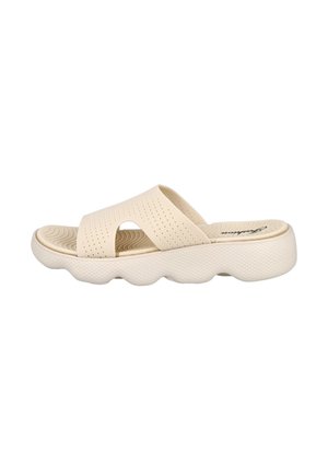 Bubble Bobble, E6501 CHANCLAS PLANAS MUJER - Sandalias planas - beige