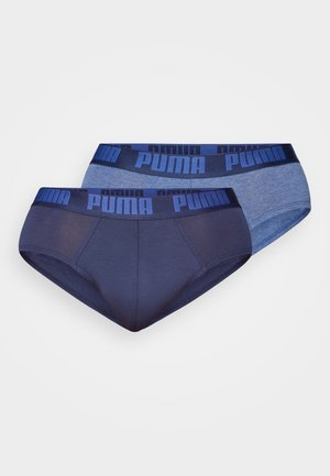 Puma MEN EVERYDAY BRIEFS 2 PACK - Īsās apakšbikses - denim